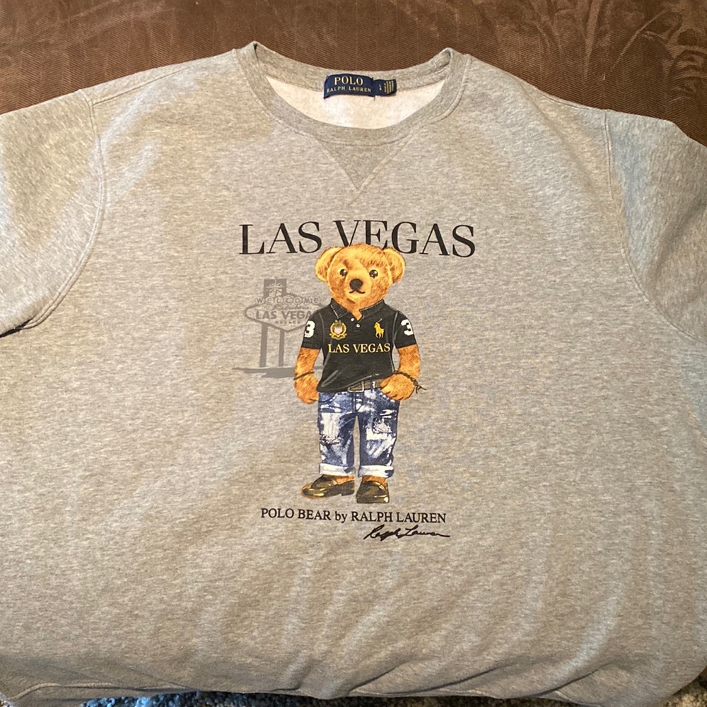 Ralph Lauren Vegas teddy bear crewneck